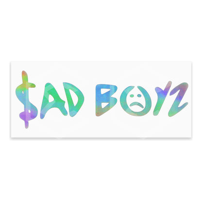 10 Calcomanía Sad Boyz Junior Sticker Vinil Auto Moto 25x8cm