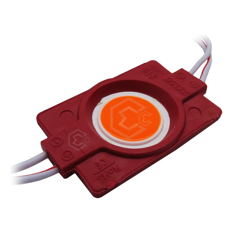 20 Módulos De 9 Led Cob Plasma Redondos Alta Intensidad 12v