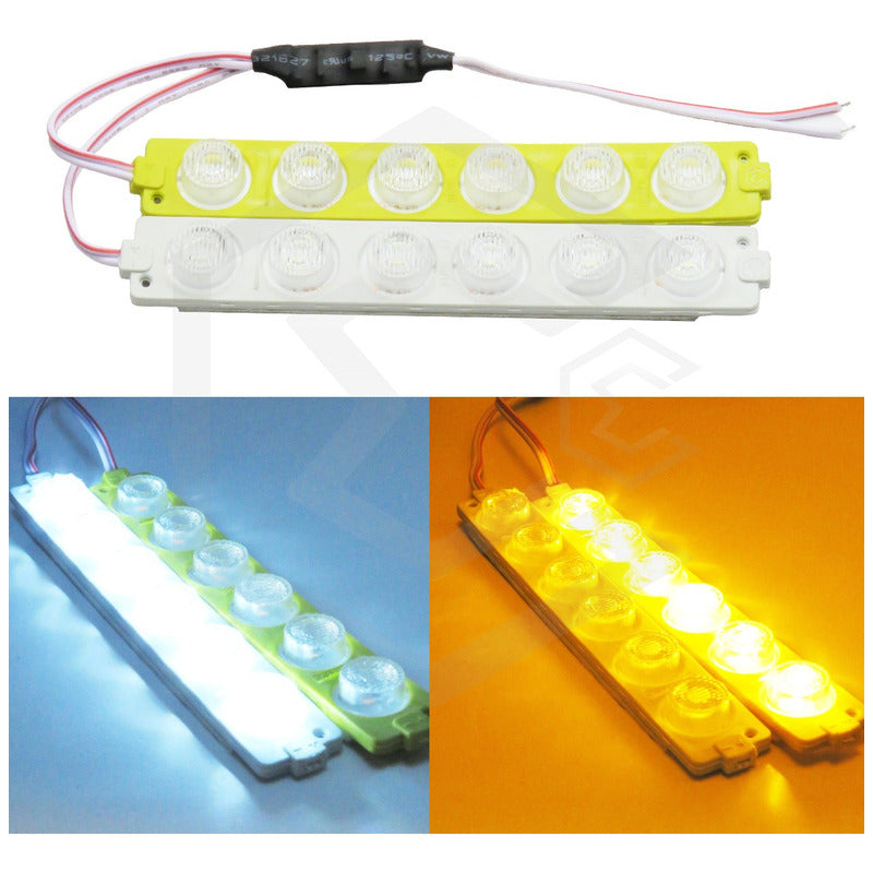 10 Módulos 12 Leds Código 3 Funciones Grúa Torrera 6w T