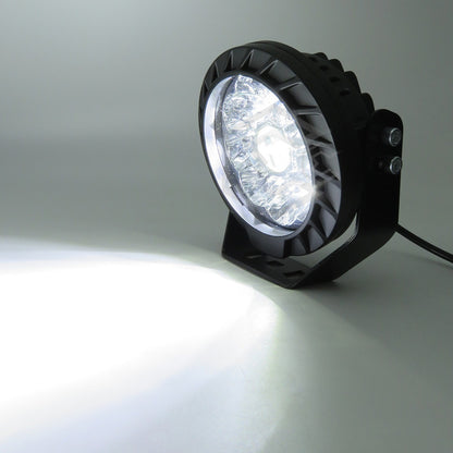 Par Faros Universales Redondo 5.5'' 10 Led Hiper Lupa 12-24v