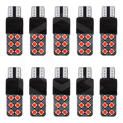 Kit 10 Focos De Pellizco 12 Led 3 Funciones D Estrobo Canbus