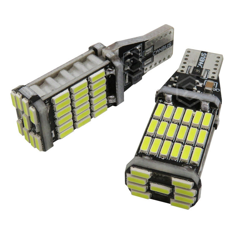2 Foco De Pellizco Led T15 W16w T16 921 Canbus Para Reversa