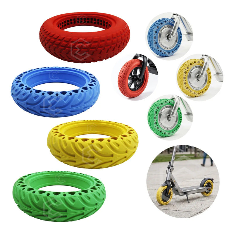 Llanta Sólida Para Scooter Uso Rudo Alta Resistencia 8.5x2cm
