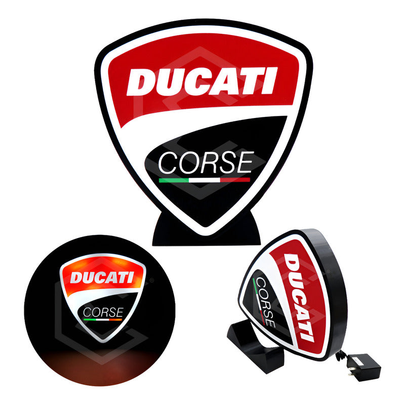 Lampara Led Bmw Escritorio Decoración Impresión 21cm 3d Petg Ducati