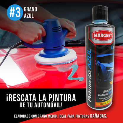 3pulimento 500ml Blanco,azul,rosa Alto Brillo Grano A Elegir