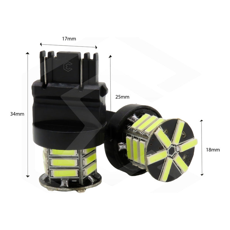 2 Focos 3157 1156 1157 7440 7443 1176 21 Leds Fijo Par Focos