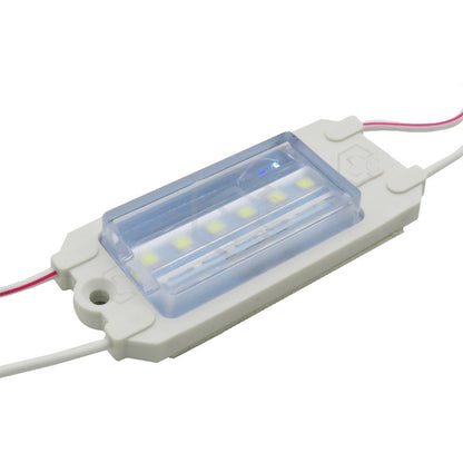 10 Módulo Rect 6led Mz-65 Alta Intensidad Color A Elegir 12v