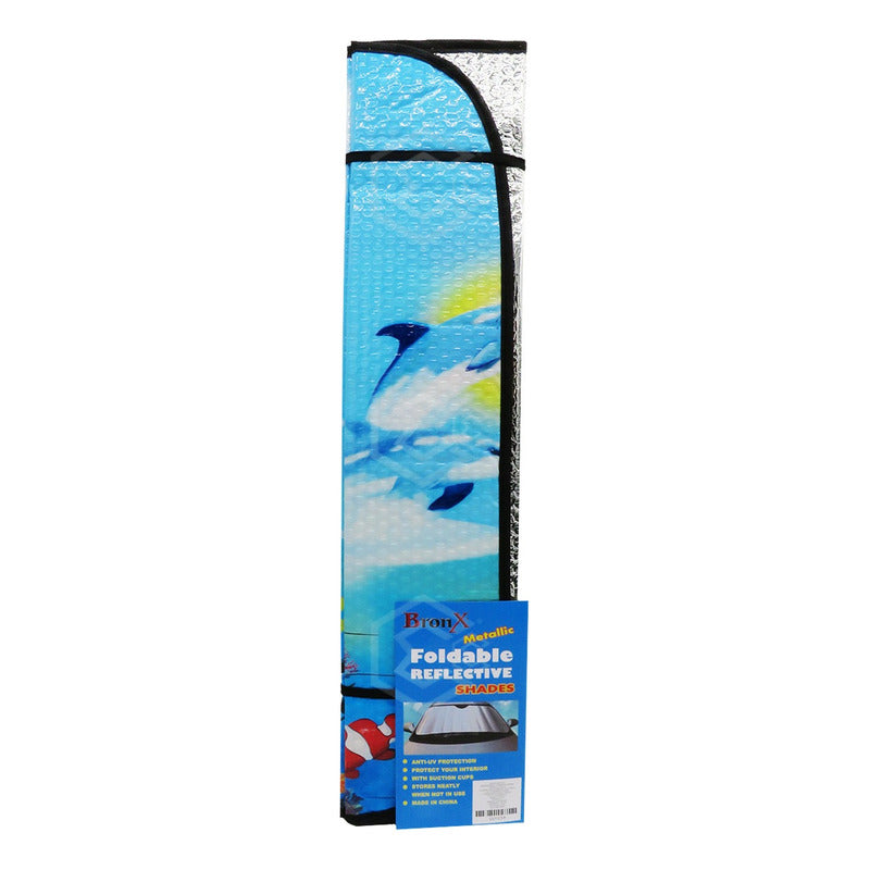 Cubresol Parasol Auto Metalizado Con Chupones Varios Modelos