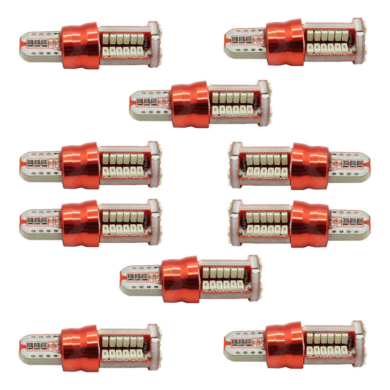 Kit 10 Focos De Pellizco Mazorca 57 Led Super Potente 12v