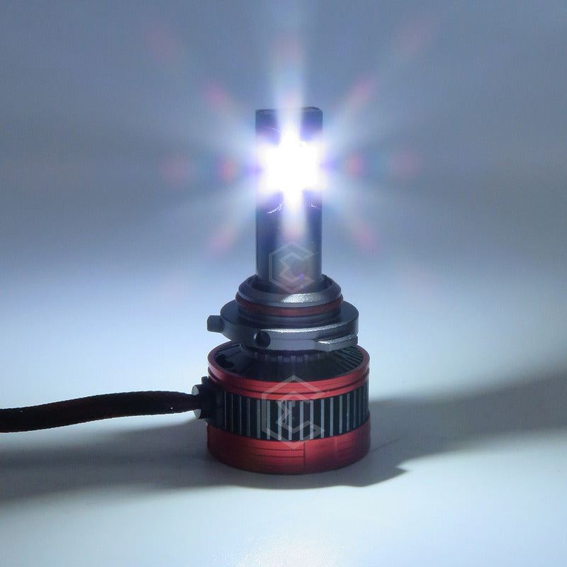 Kit 2 Focos Led 9006 Csp Canbus Ventilador Alta Baja 16000lm 9006