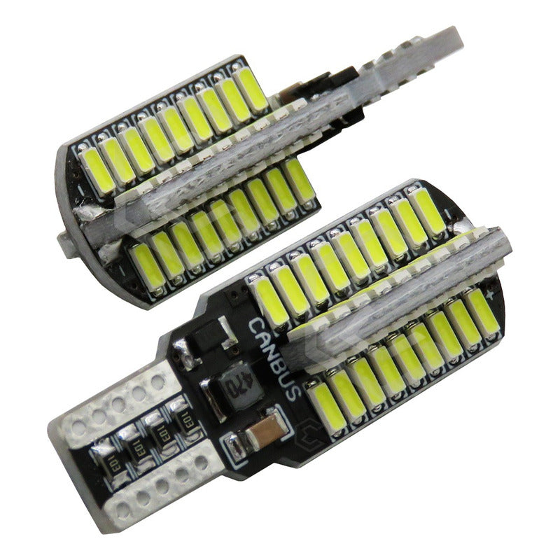 4 Focos Led T15 W16w 912 921 Pellizco Reversa Canbus 12/24v