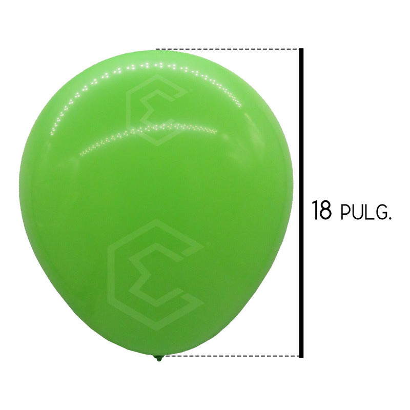 3 Globos Brillosos N°18 De Látex Para Fiestas Bodas Eventos