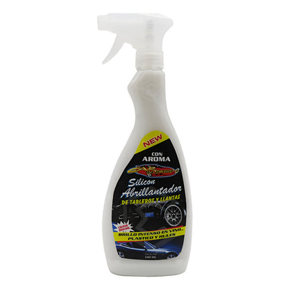 Silicón Abrillantador Tableros Llantas Brillo Intenso C/pist Beige
