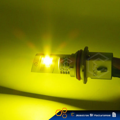 Kit Focos 24 Led Csp Ambar 9007 Ventilador Alta Y Baja 31.8w 9007 Ambar