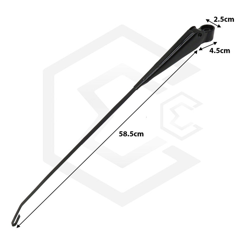 Par Brazos Limpia Parabrisas De Camion Micro Metalico Negro Derecho