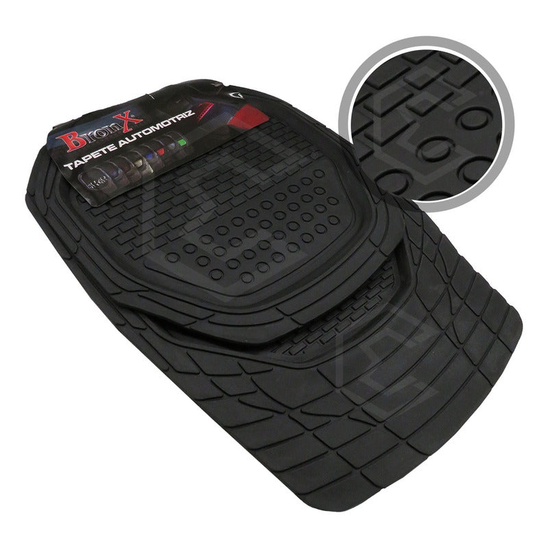 Tapete Tipo Charola Uso Rudo Auto Camioneta Juego 4 Piezas