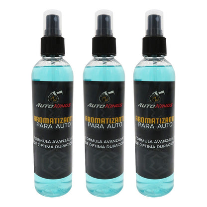 3 Aromatizante P Auto Desodorante Liquido Casa Oficina 270ml
