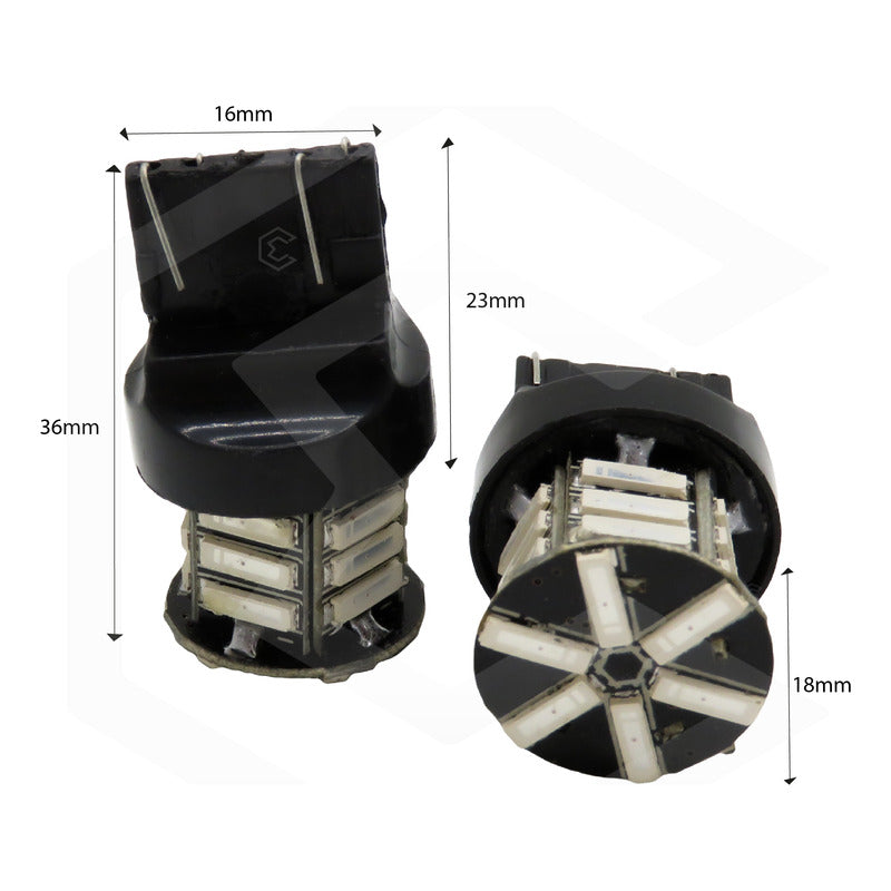Par 2 Focos 3157 1156 1157 7440 7443 1176 21 Leds Estrobo