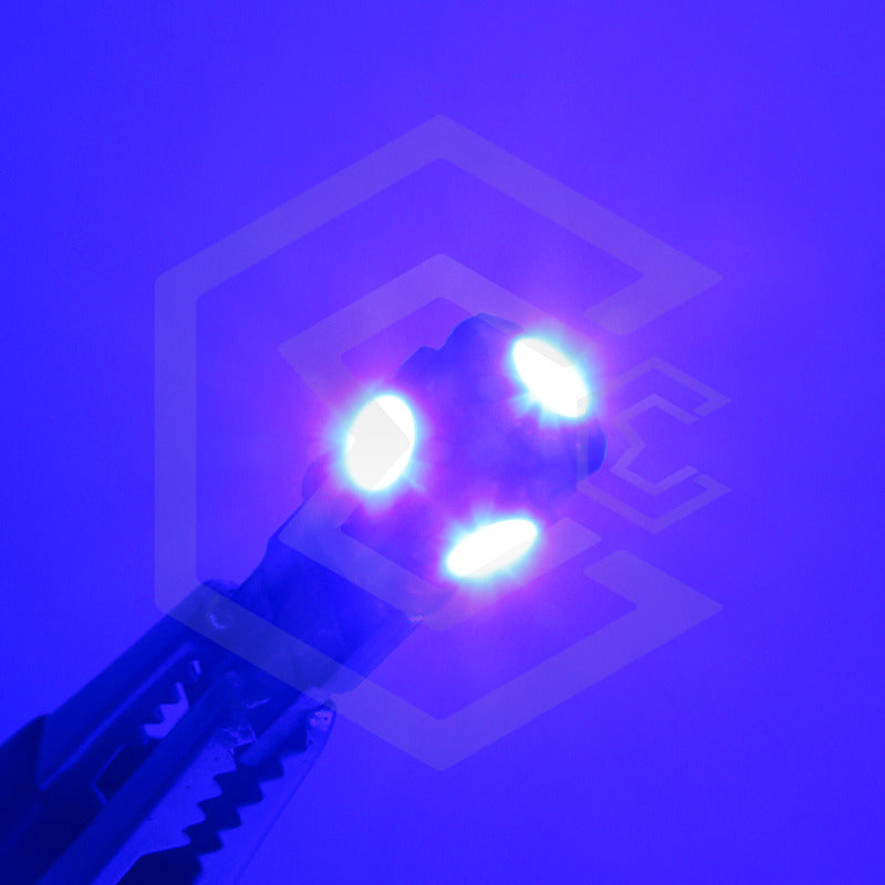 Kit De 10 Focos De Pellizco T10 5  Leds 5050 Alta Potencia