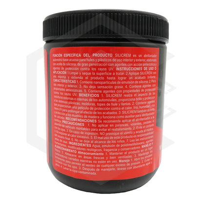 5 Abrillantador Para Llantas Y Plásticos Silicrem W Margrey Blanco
