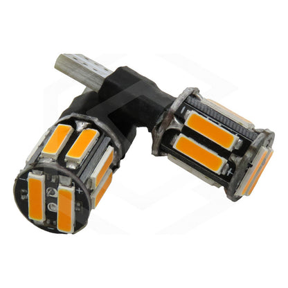 Par Focos De Pellizco 10 Leds Canbus Fijo + Estrobo T10 12v