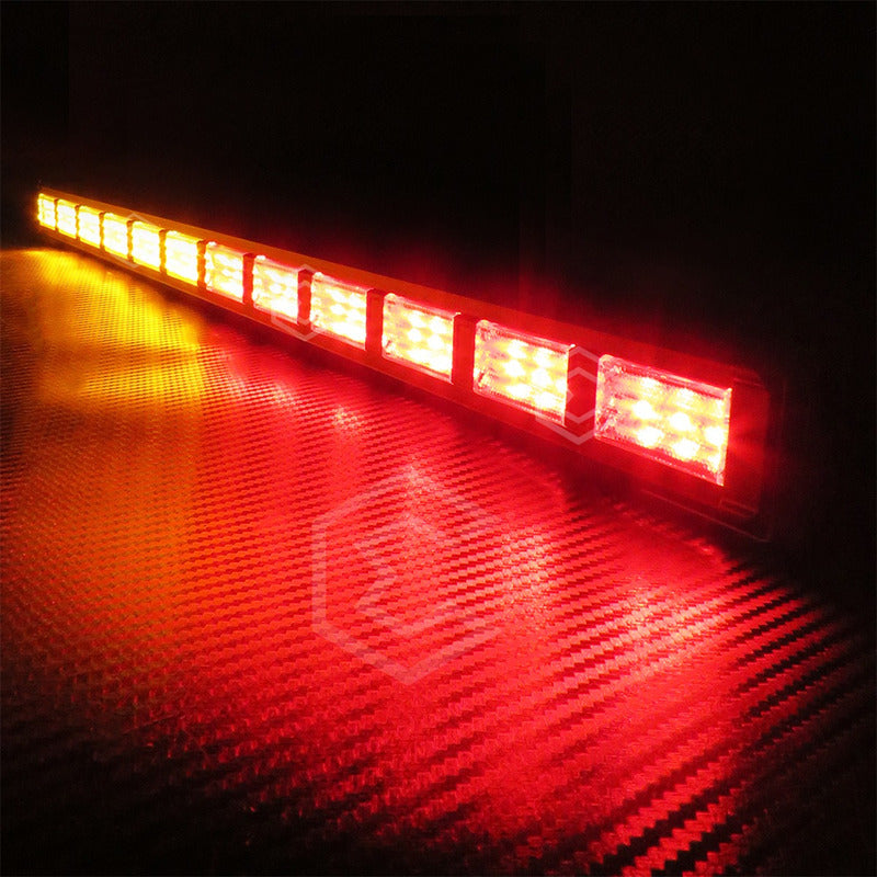 Barra 216 Led 19 Funciones 12 Módulos Bicolor Estrobo 12-24v