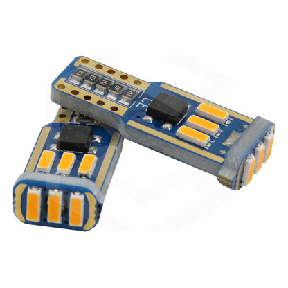 Par De Focos De Pellizco T10 9 Leds Canbus No Error 4014 12v