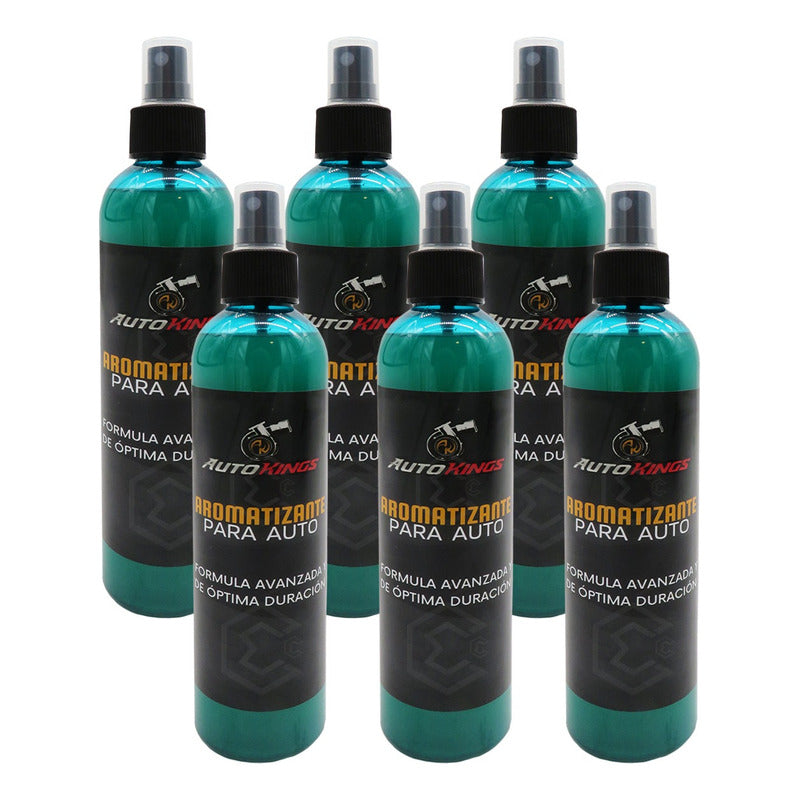 6 Aromatizante P Auto Desodorante Liquido Casa Oficina 270ml