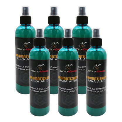 6 Aromatizante P Auto Desodorante Liquido Casa Oficina 270ml