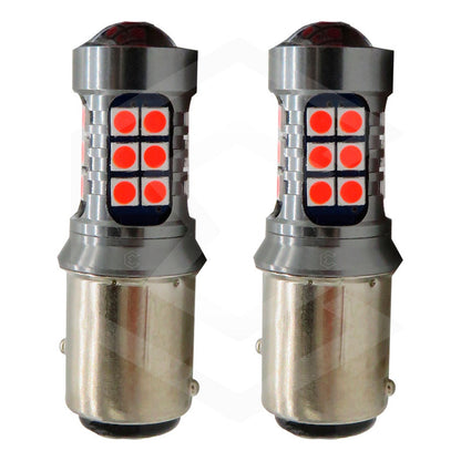 2 Focos 27 Led 1156 1157 3157 7440 7443 No Error Stop Cuarto