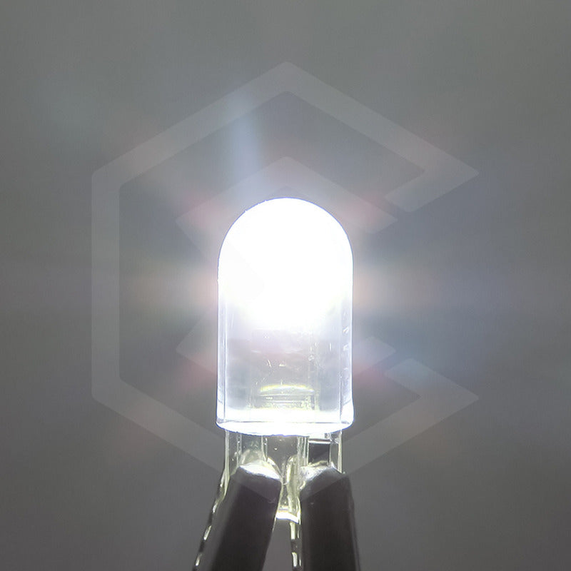 10 Focos Pellizco T10 1 Hiper Leds Cristal Alta Potencia 12v
