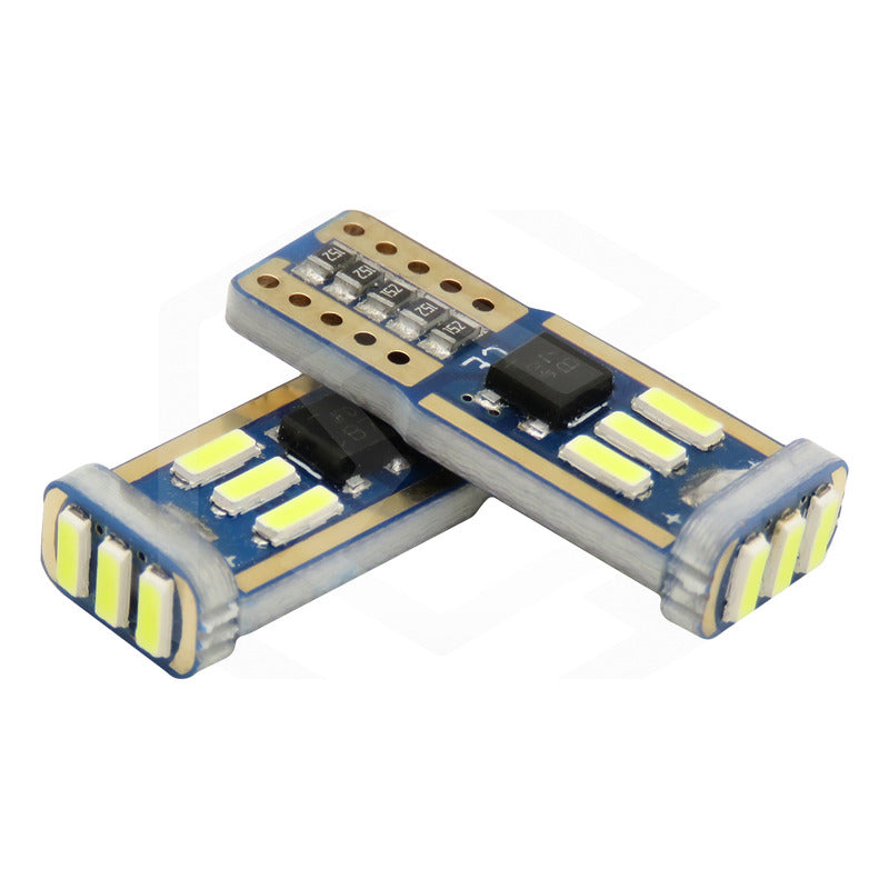 Kit 10 Focos De Pellizco T10 9 Leds Canbus No Error 4014 12v