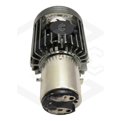 Foco Moto H4 Lupa Con Ventilador Ba20d Bicolor 6 Leds Csp T