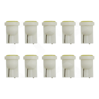 Kit De 10 Focos De Pellizco T10 1  Led Cob Alta Potencia 12v