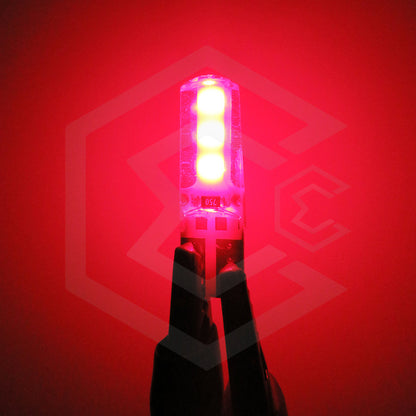 Kit 5 Pares Focos Led Cob Grande Pellizco T10 Silicon Auto
