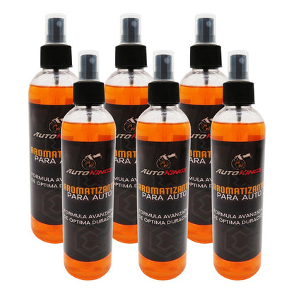 6 Aromatizante P Auto Desodorante Liquido Casa Oficina 270ml