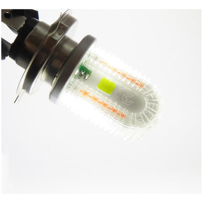Foco Moto H4 108 Leds Cob Ba20d 6 Funciones 2 Caras Rgb T H4