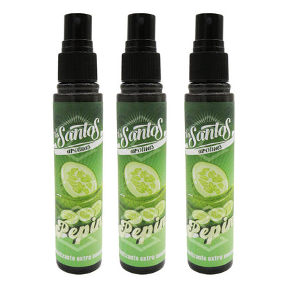3 Aromatizante Botella Spray Liquido 60ml Auto Casa Ambiente