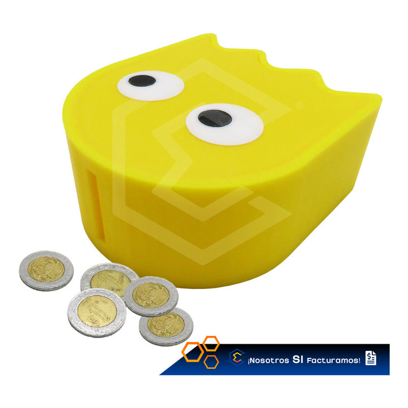 Alcancía Gamer Geek Videojuego Fantasma Pacman Ahorro 3d Ptg