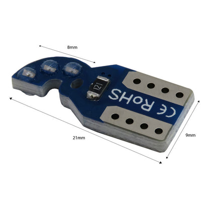 Kit De 10 Focos De Pellizco T10 6  Leds Cob Alta Potencia
