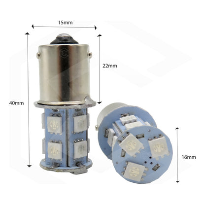 Par Focos 13 Leds 7507 Cuarto Direccional Patas V Fijo 12v