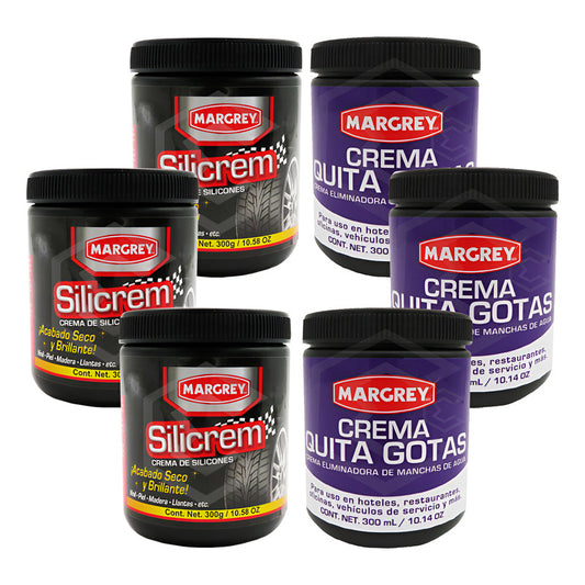 3 Silicrem Olor Cereza 3 Crema Quita Gotas 300 Ml Margrey 10595232 100601232