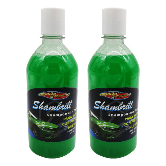 2 Shampoo Con Cera Pinturas Nuevas Limpieza Proteccion 500ml