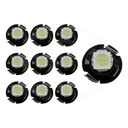 Kit 10 Focos Led T4.7 12 Mm Clúster Para Tablero Fija 12v