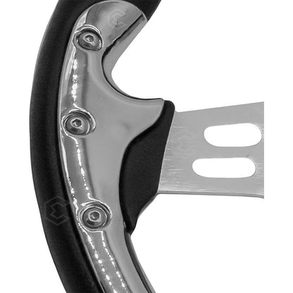Volante Deportivo Universal De Metal Brazos Con Ranuras