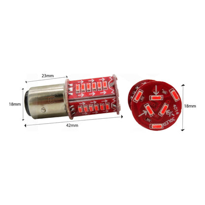 2 Focos Calavera 1157 1156 3157 7440 7443 30 Led Estrobo 12v