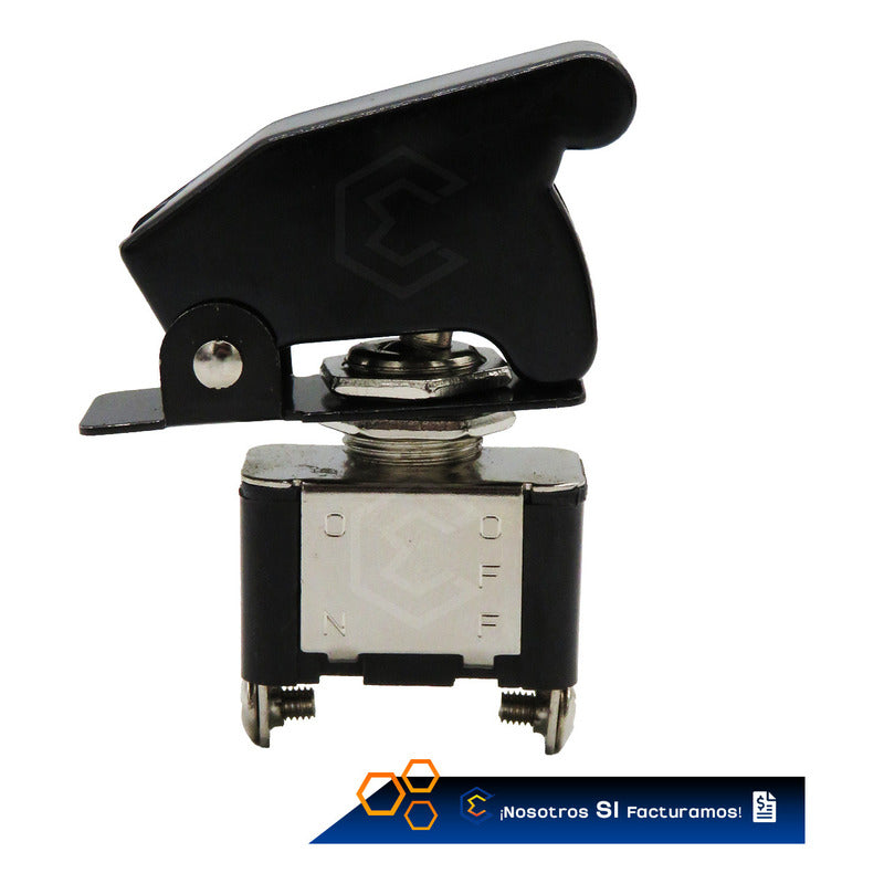 Switch Interruptor 1 Paso Tipo Nos Con Tapa Sin Luz 1 Pieza