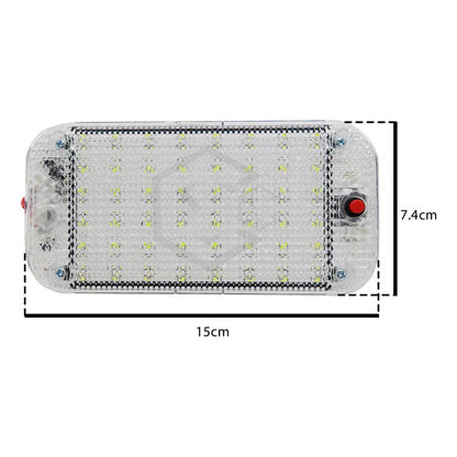 Lámpara Plafón Interior Universal Led Cob Auto Camión 12-24v