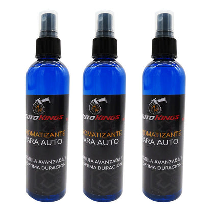 3 Aromatizante P Auto Desodorante Liquido Casa Oficina 270ml