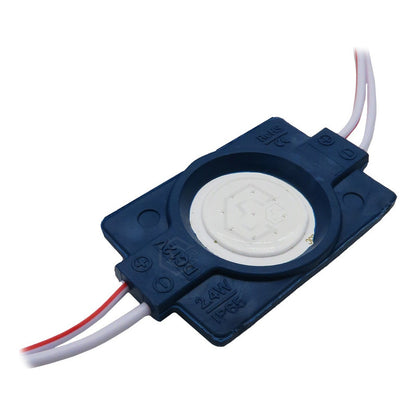 20 Módulos De 9 Led Cob Plasma Redondos Alta Intensidad 12v
